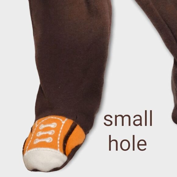 Carter's Thanksgiving Football Long Sleeve Cotton Outfit Set Size 3M - Picture 7 of 9